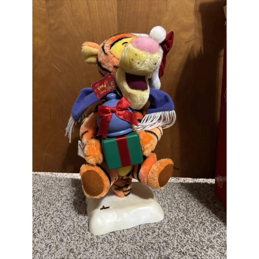 Disney Tigger Motion-ette Christmas Animated Winnie The Pooh Figure Telco 1998